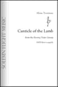 Canticle of the Lamb SATB choral sheet music cover